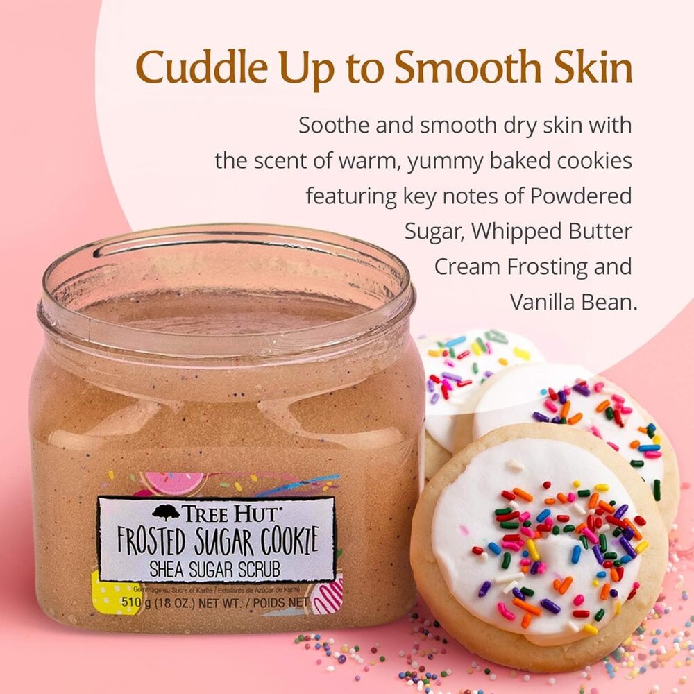 Frosted Sugar Cookie Tree Hut Shea Sugar Scrub